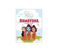 Ramayana Coloring Book: An Interactive Ramayana Story and Coloring Book for Kids, Includes Number Coloring, Dot-to-dot, Tracing & Copy-color Activities