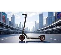 Ramba Trottinette Électrique Pliable Aluminium Noir 350W Écran LED Batterie 36V 10.5Ah Autonomie 25-30km Vitesse Max 32km/h Pneus 8.5 Pouces système de freinage à double disque