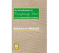 Rambarran Manga An Introduction to Company Law in the Commonwealth C (Tascabile)