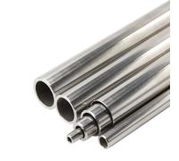 RAMBEX 1-10 Pezzi Capillare Rotondo in Acciaio Inossidabile 304 250mm 500mm Lungo Tubo Dritto Senza Soluzione di continuità 4x3mm/6x4mm/8x6mm/10x8mm/10x9mm/12x11mm(500mm,7mmx5mmx1pcs)