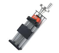 RAMBEX 1 Pz 100mm 200mm 500mm Corsa Effettiva Manuale in Alluminio Guida Lineare Tavolo Scorrevole, Guida Lineare di Precisione con Display Digitale(400mm)