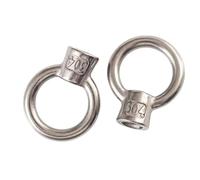 RAMBEX 1 pz Acciaio Inossidabile 304 Dadi ad Occhiello Giapponesi M6 M8 M10 M12 M16 Anelli di Sollevamento Hardware Fai da Te Rigging Sollevamento Industriale(M12)