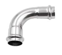RAMBEX 1 Pz Gomito A Doppio Morsetto in Acciaio Inossidabile 304, DN15-DN50 Morsetto A 90 Gradi Gomito di Diametro Uguale, Giunto for Tubo dell'Acqua(DN40)