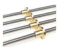 RAMBEX 1 vite di piombo T16 per stampanti 3D, passo 4 mm, lunghezza 4 mm, filettatura 100 mm-1000 mm, con dado in rame (850 mm)