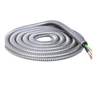 RAMBEX 2 Metri 4/6/8/10/12/15/20 Mm 304 Acciaio Inossidabile Tubo Corrugato Filo Linea Cavo Condotto Proteggere Filettatura Tubo Flessibile Tubo, 1 Pz(13x15mm)