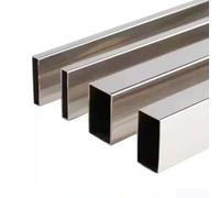 RAMBEX 2 Pezzi Tubo Quadrato in Acciaio Inossidabile 304, 10x20mm 10x30 15x30 20x30 20x40mm Tubo Rettangolare di Piccolo Calibro(15x30x1mm)