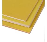 RAMBEX 3240 Lastra in Fibra di Vetro, Spessore 0,5 Mm -5 Mm, Piastra Epossidica Resistente alle Alte Temperature, Pannello Isolante Fai da Te(200mmx200mmx1mm(5pcs))