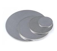 RAMBEX Disco in Acciaio Inossidabile da 6 Mm -14 Mm, Piccola Piastra in Acciaio Rotonda Solida, Disco in Lamiera Circolare di Spessore 1 Mm 1,1 Mm 1,3 Mm 1,8 Mm (Size : 8mm*1mm(20pcs))