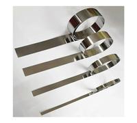 RAMBEX Foglio di Striscia di Lamina di Acciaio Inossidabile da 1 Metro Spessore della Piastra Sottile 0,1/0,2/0,3/0,4/0,5 mm Larghezza 10 20 30 40 50 100 mm, 1 pz(Thickness 0.5mm,30mm x 1Meter)