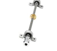 RAMBEX Kit Verticale Vite di Comando Stampante 3D, Filettatura 8mm 100-800mm Vite di Comando T8+Dado in Ottone+Staffa Cuscinetto KP08+accoppiamento Flessibile, 1set(Pitch 1mm Lead 1mm,350mm)
