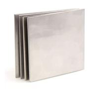 RAMBEX Piastra Quadrata in Acciaio Inossidabile 304, Lastra Lucidata, 200x300 Mm di Spessore, 0,08 Mm, 0,1 0,12 0,15 0,18 0,2 0,5 Mm, 1 Pz.(0.50 * 200 * 300mm)