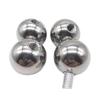 RAMBEX Sfere Filettate A Mezzo Foro OD 16 Mm -60 Mm in Acciaio Inossidabile 304, Foro Cieco, Filettatura Metrica Femmina M10, 1 Pz.(17mm)