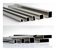 RAMBEX Tubo Quadrato Piccolo in Acciaio Inossidabile 304, Barra Quadrata Cava in Acciaio, Tubo Rettangolare di Piccolo Diametro 10x10mm 12x12mm 12,7x12,7mm 15x15mm, 1 Pz.(10x10x1mm)