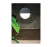 RAMBLA SEGNAPASSO ROTONDO IP65 LED 8W LUCE 3000k-4000K IN ALLUMINIO ANTRACITE O BIANCO