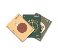 RAMBLOC 3 Quaderni Spiralati A4 Peanuts: 480 Pagine di Pura Allegria, Perfetto per Appunti e Disegni, con Spirale in Acciaio e Carta Eco-Friendly - Colori e Copertine assortite - 1 Rigo
