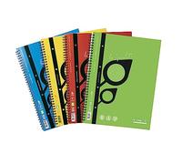 RAMBLOC - Quaderno Spiralato Rinforzato A4 160 Pagine, Microperforate e Resistenti Rinforzati ff.80 (4 MM)