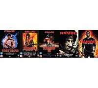 Rambo 1-5 DVD collection complete First Blood + Rambo 2 + Rambo 3 + Rambo 4 + Last Blood