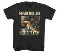 Rambo - 3 Chopper Poster - Licenza Ufficiale - Grigio Solido Stampa Frontale