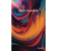 Rambo Abstract Daily Planner, Letter Size 6x9, Beige - Pages, Durable Cover, Ideal for School, Work, and Creative Projects: Never forget your ideas ... and black lined notebook: Get things done