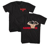 Rambo - Bandana - American Classici - Solido Nero Adulto T-Shirt