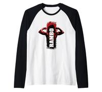 Rambo III - Fascia per Capelli Stallone Film Maglia con Maniche Raglan