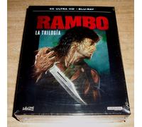 Rambo La Trilogia ( Rambo First Blood ) 4K UHD+ Blu-Ray Nuovo Sigillato Azione