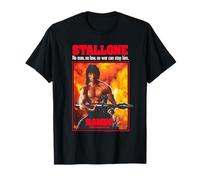 Rambo Stallone First Blood Explosion Movie Maglietta