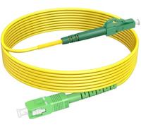 RamboCables Simplex - Cavo patch LWL SM OS2 LC/APC SC/APC, monomodale 9/125 µm LSZH, cavo in fibra ottica per FTTH giallo 3 m
