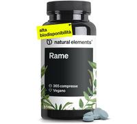 Rame 365 compresse vegane 2mg di rame per dose giornaliera gusto neutro alto