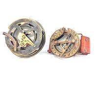 Rame Antico Nero Dimensione 3 Pollice In Ottone Meridiana Bussola Antico Finitura Steampunk Polso In Ottone Bussola & Meridiana Mano Orologio Nautico Bussola