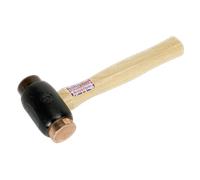 Rame / Cuoio Martello 1.6kg Manico Noce Americana - Sealey CRF35 Nuovo