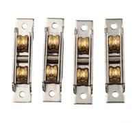Rame e acciaio inossidabile cuscinetto a sfera Roller Assembly per porte scorrevoli in vetro porte schermo e per finestre hardware di ricambio quattro pezzi (B)