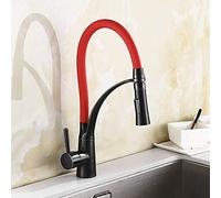 Rame Oro Argento Bordo in Giada Antica Rubinetto da Bagno Corto Rubinetto da Cucina Rubinetto Miscelatore Acqua Fredda Maniglia Singola, Topazio Oro Rosa