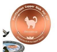 Rame per abbeveratoio per uccelli, 10 cm, disco universale rinforzato in | Abbeveratoio metallico per uccelli, per casa, giardino, cortile, voliera, mangime, paesaggio e monaco