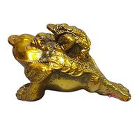 Rame Puro Oro Rospo Statua Scultura Ottone Madre e Bambino Oro Cicala Statuetta Figurina Moderna Decorazioni per la casa Ufficio Fortunato Feng Shui Decorazione Ornamenti Artigianato