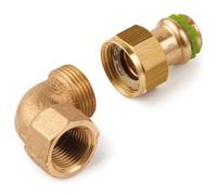 Rame Raccordi a Pressare Sudopress Vite Angolo con Guarnizione Piana 22 MM