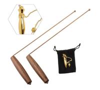Rame Rod Metal Detector Treasure Caccia Divinazione Strumento + Pendolo