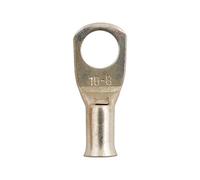 Rame Tubo Terminali 10mmÂ ² X 8.0mm - Confezione 20 - Connect 30070 Nuovo