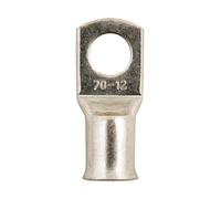 Rame Tubo Terminali 70mmÂ ² X 12.0mm - Confezione 10 - Connect 30082 Nuovo