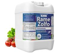 Rame Zolfo Nano Concentrato - Concime Inorganico Liquido-Gel a Base di Rame e Zolfo per Orto e Giardino (5 litri)