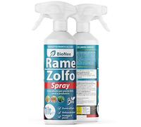 Rame Zolfo Spray - Trattamento naturale pronto all’uso per piante ornamentali, da frutto, orto e giardino - Con rame, zolfo, caolino e microelementi (1 lt)
