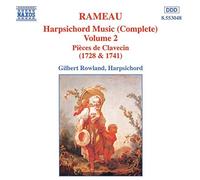 Jean-Philippe Rameau – Musica per clavicembalo (Integrale) – Volume 2 (Rowland) – CD – NAXOS