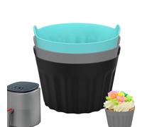 Ramekin Set - Air Fryer Baking Cupcake Mold, Air Fryer Ramekins | Poached Egg Molds, Fryer Accessories Mold, Silicone Ramekins - Air Fryer Molds, Cake Ramekins For Cakes, Muffins, Tarts, Puddings