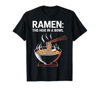Ramen Abbraccio in una ciotola Design Maglietta