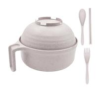 Ramen Bowl - Microwave Noodle Bowl | Microwave Heating Cup Noodles Soup Bowl | Thermal Ramen Bowl with Handles Pasta Cooker Instant Cooking Microwave Bowl