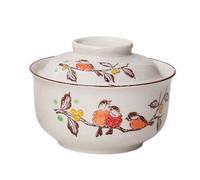 Ramen Bowl Set di ciotole in ceramica con coperchio, 800 ml, Pho, ciotola giapponese vintage ramen, in ceramica, per cereali, zuppa, stoviglie asiatiche, forno a microonde e lavastoviglie