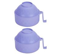 Ramen Bowl Set Microwave Ramen Cooker Instant Noodles Bowl with Chopsticks Noodles For College Dorm Room Dishwasher - Set di 4 sottobicchieri da cucina (B, taglia unica)