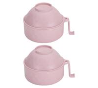Ramen Bowl Set Microwave Ramen Cooker Instant Noodles Bowl with Chopsticks Noodles For College Dorm Room Dishwasher - Set di 4 sottobicchieri da cucina (D, taglia unica)