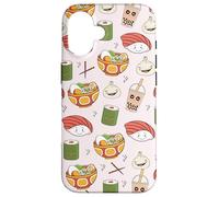 Ramen Bowl Sushi Boba Noodle Kawaii Japanese Food Cute Custodia per iPhone 16