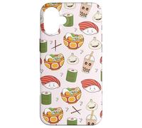 Ramen Bowl Sushi Boba Noodle Kawaii Japanese Food Cute Custodia per iPhone 16 Plus